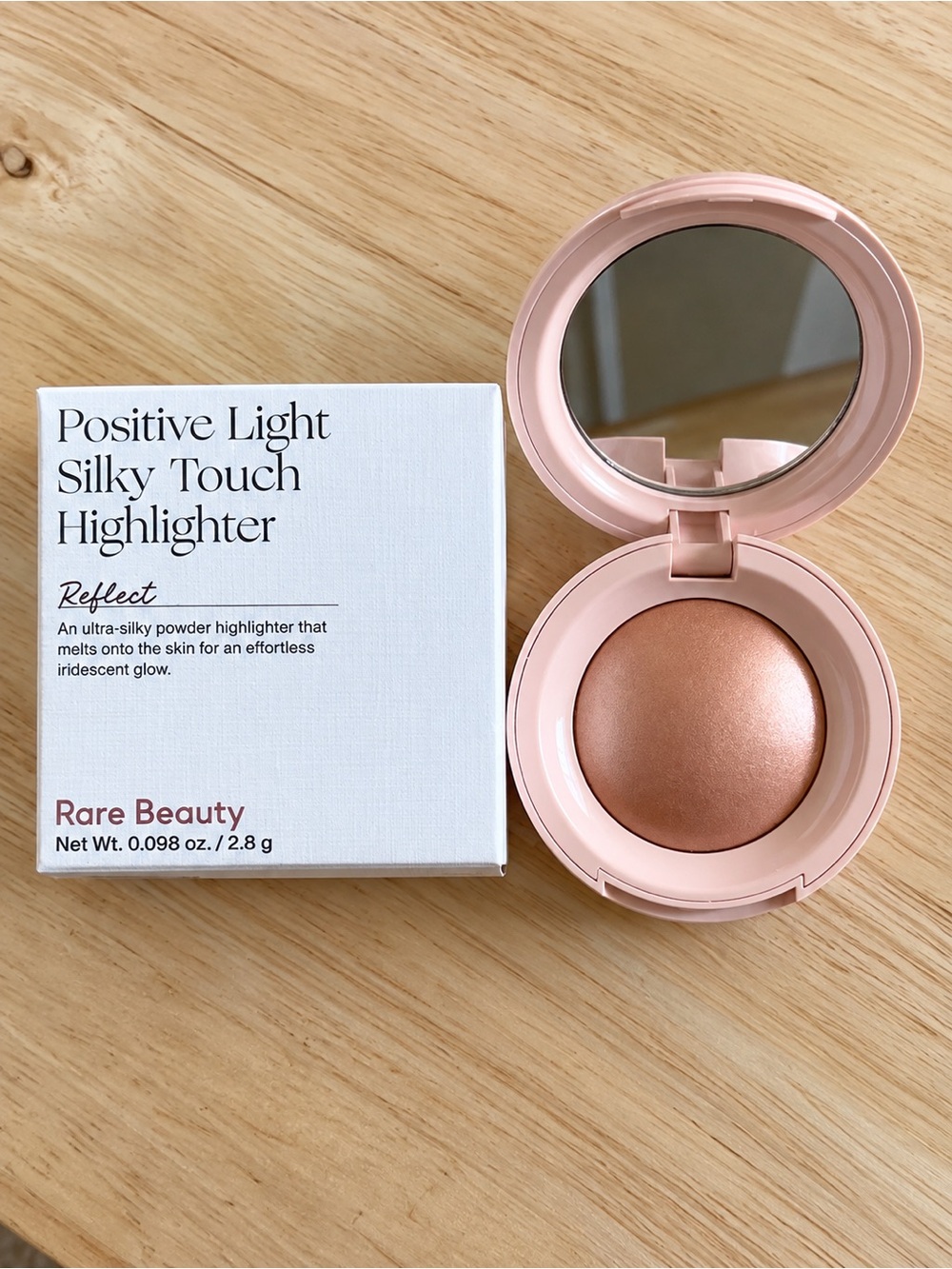Rare Beauty Positive Light Silky Touch Highlighter - Peachy Pink Bronze